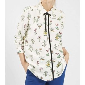 Topshop Botanical Print Shirt